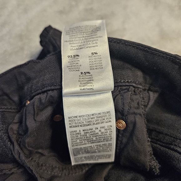 Mother Women's The Insider Crop Step Fray Guilty Racer High Waist Jeans Size 26 - Picture 14 of 14